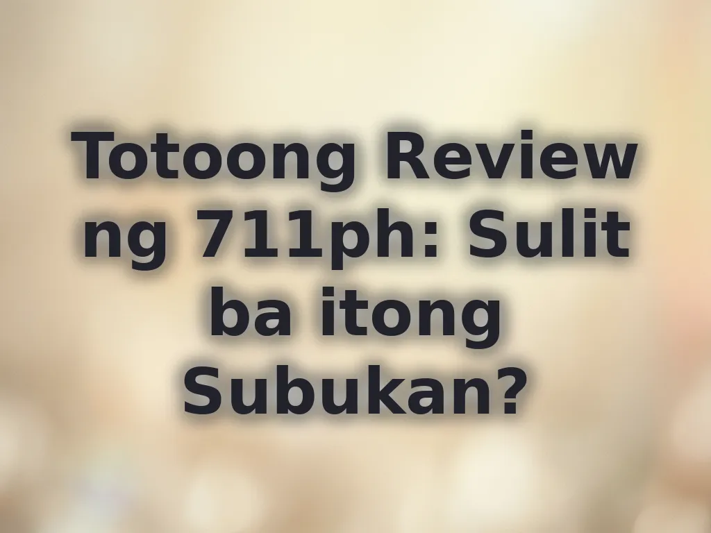 Review ng 711ph