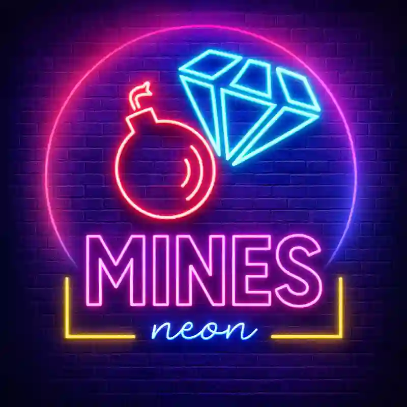 Mines Neon game